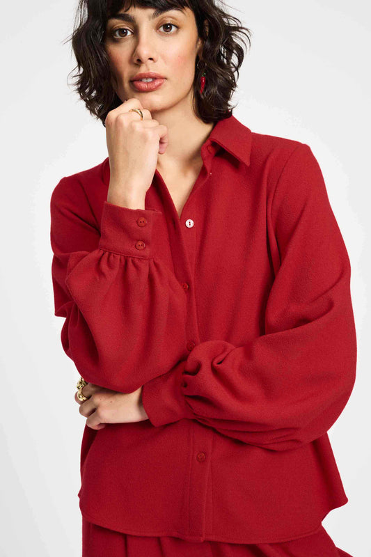 BLUSE - Chili Red