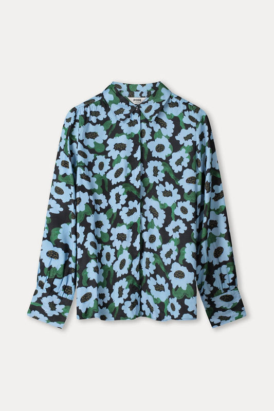 BLUSE - Wild Flowers Blue