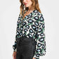 BLUSE - Violet Wild Flowers Ecru