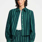 BLUSE - Denim Striped