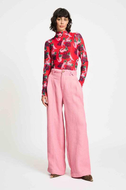 HOSE- Bouclé Sweet Pink