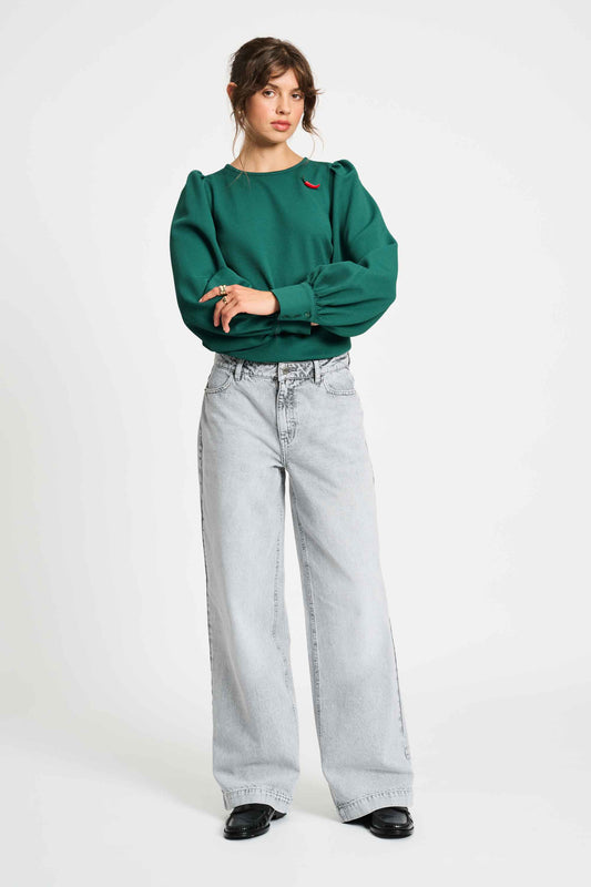 JEANS - Baggy Wide Leg Grey