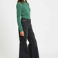 JEANS - Flare Washed Black