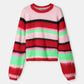 SWEATER - Brushed Stripes Green