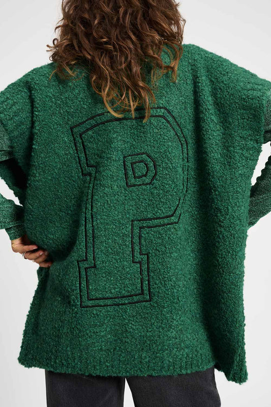 STRICKJACKE - Pine Green