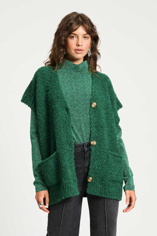 STRICKJACKE - Pine Green