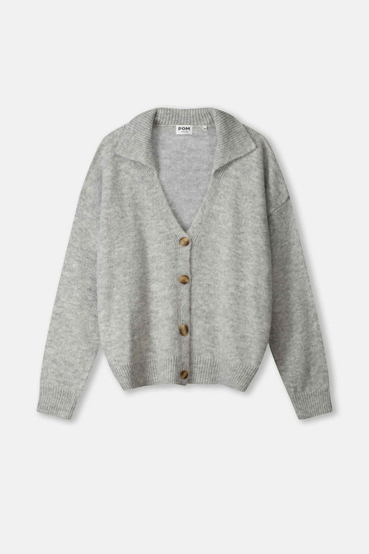 STRICKJACKE - Grey Melange