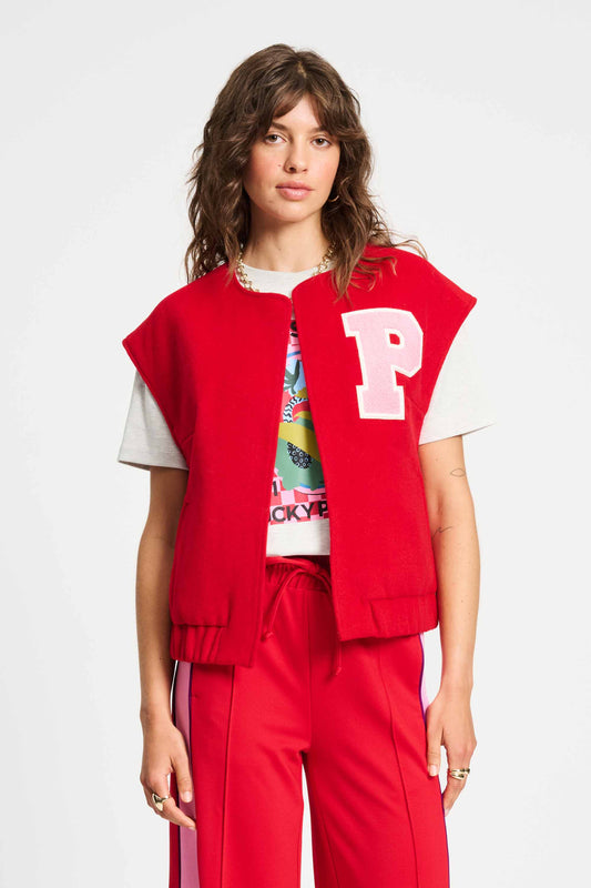 GILET - Baseball Chili Red