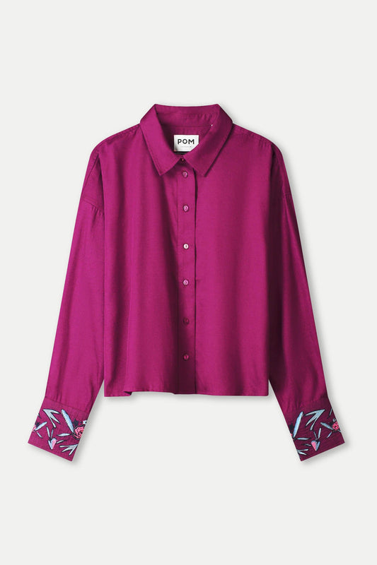BLUSE - Plum Melange