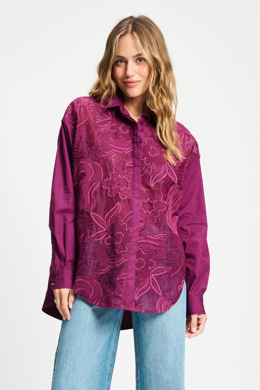 BLUSE - Dashing Plum