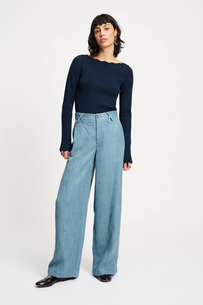 HOSE- Bouclé Dawn Blue