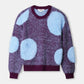 SWEATER - Dots Plum