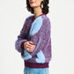 SWEATER - Dots Plum