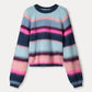 SWEATER - Brushed Stripes Blue