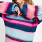 SWEATER - Brushed Stripes Blue