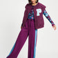 GILET - Teddy Baseball Plum