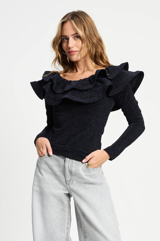 TOP - Glitter Noir