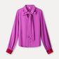 BLUSE - Bow Frosting Pink