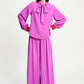 BLUSE - Bow Frosting Pink