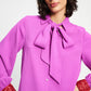 BLUSE - Bow Frosting Pink