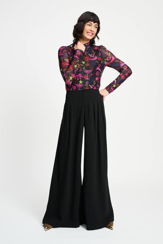 HOSE- Wide leg Noir