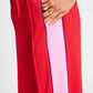 HOSE- Colourblock Chili Red