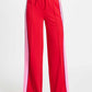 HOSE- Colourblock Chili Red