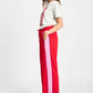 HOSE- Colourblock Chili Red