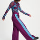HOSE- Colourblock Plum