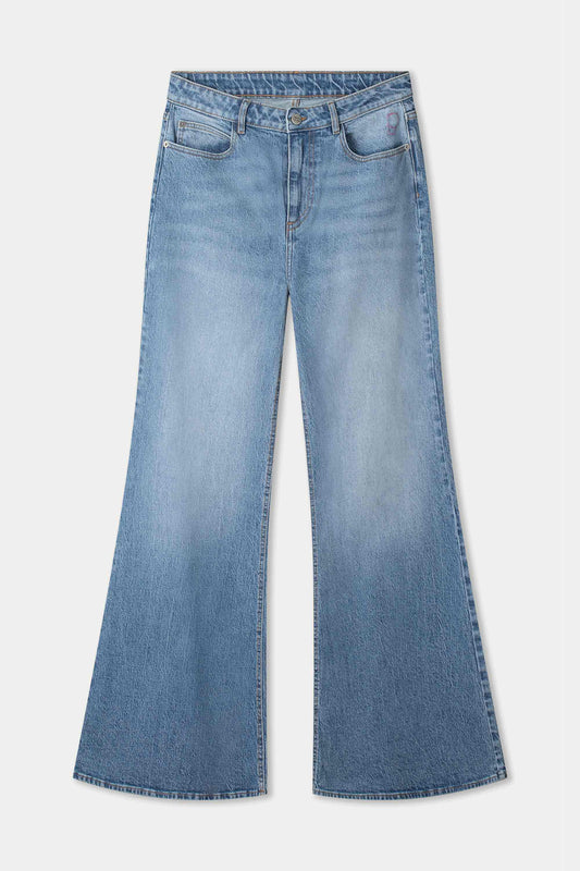 JEANS - Flare Mid Blue