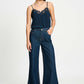 JEANS - Flare Dark Blue
