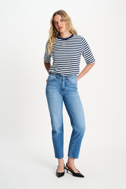 JEANS - Tapered Mid Blue