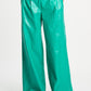 HOSE - Faux Leather Wander Green