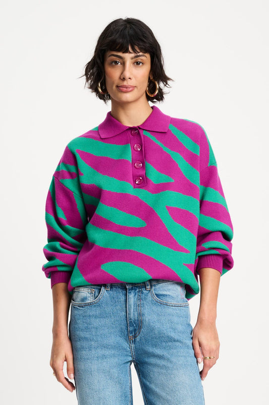 PULL - Polo Animal Purple