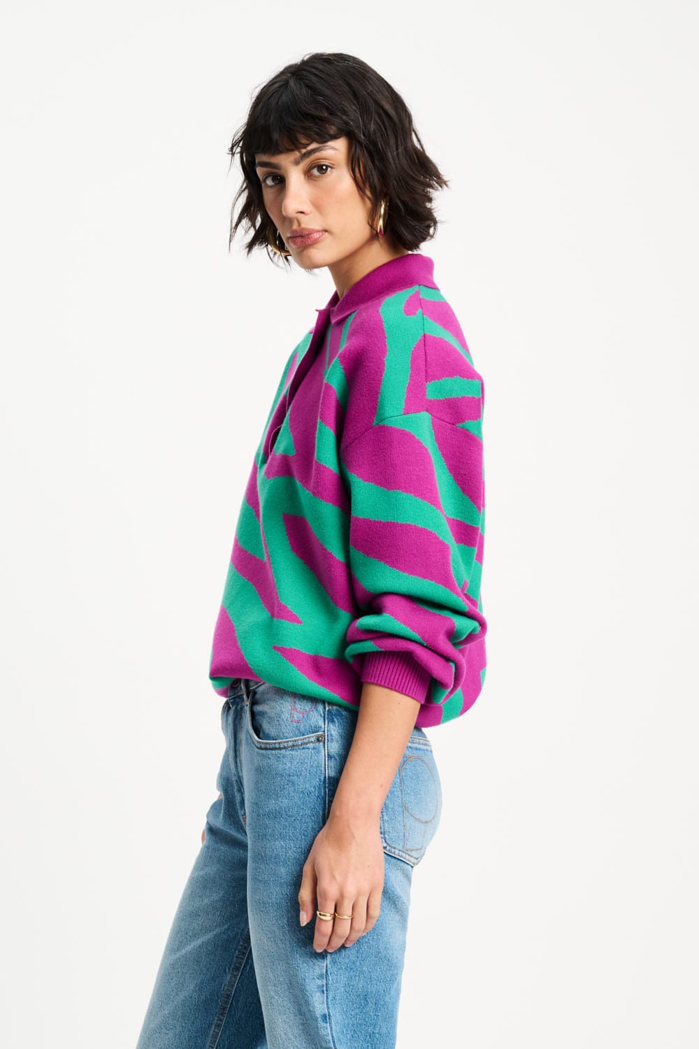 PULL - Polo Animal Purple