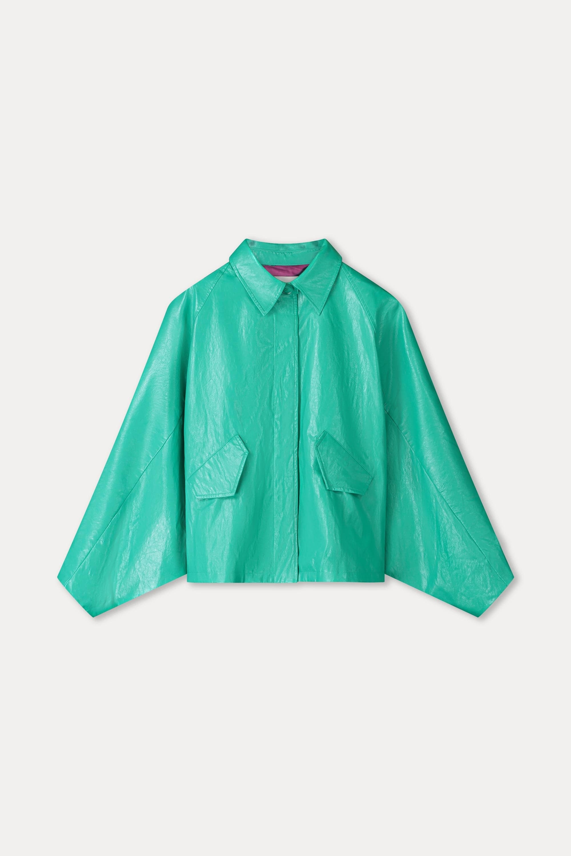 JACKE - Faux Leather Wander Green