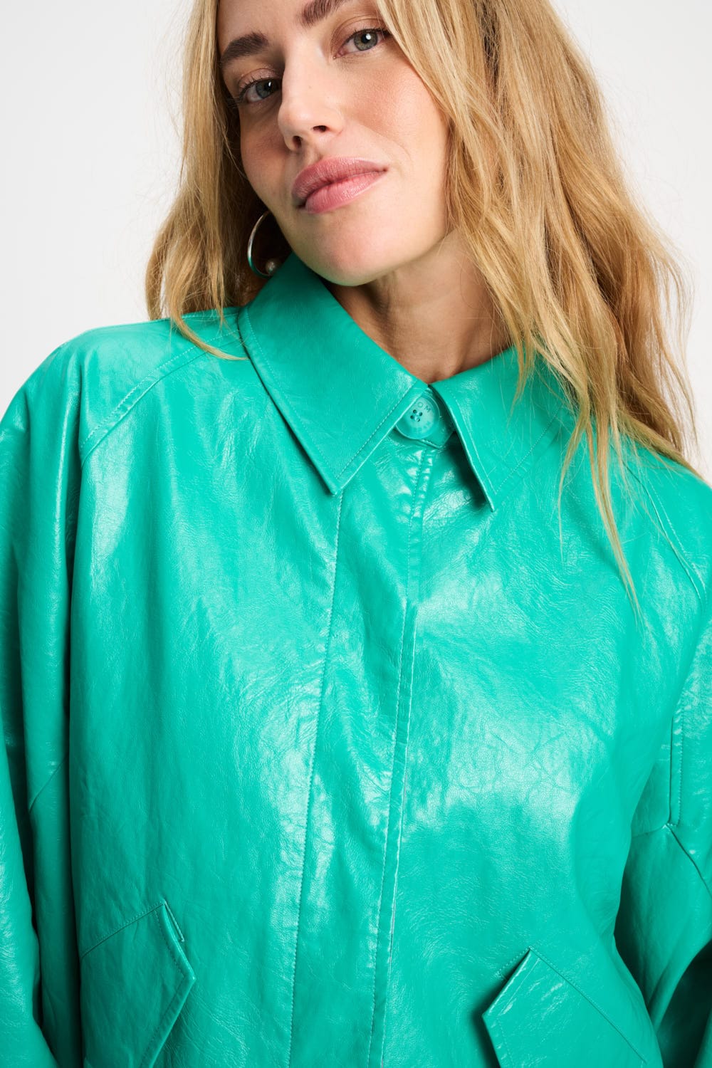 JACKE - Faux Leather Wander Green