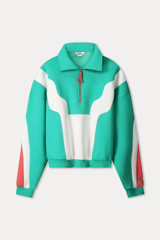 SWEATER - Colourblock Game On