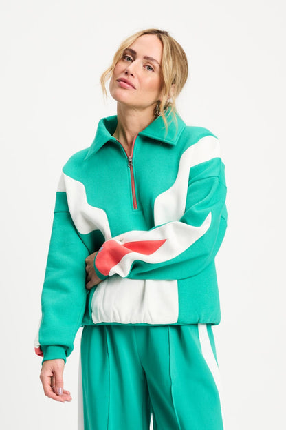 SWEATER - Colourblock Game On