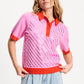 TOP - Polo Sequins Cheering Pink