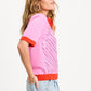 TOP - Polo Sequins Cheering Pink