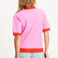 TOP - Polo Sequins Cheering Pink