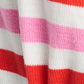 PULLOVER - Striped Pink Orange