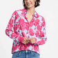 BLUSE - Mila Urban Flora Blue