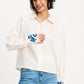 BLUSE - White Sequins Matchpoint