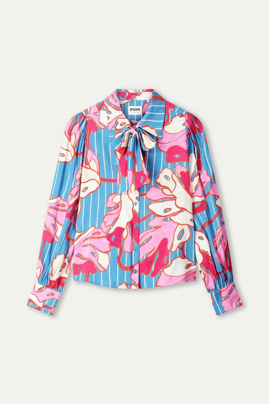 BLUSE - Urban Flora Stripe