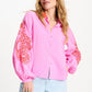 BLUSE - Cheering Pink Sequins