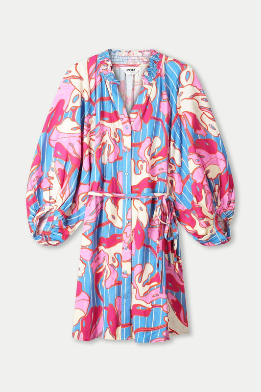 KLEID - Urban Flora Stripe Linen