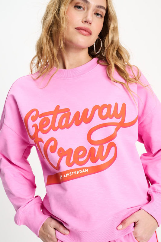 SWEATER - Getaway Crew Pink