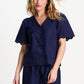 BLUSE - Broderie Anglaise Night Blue